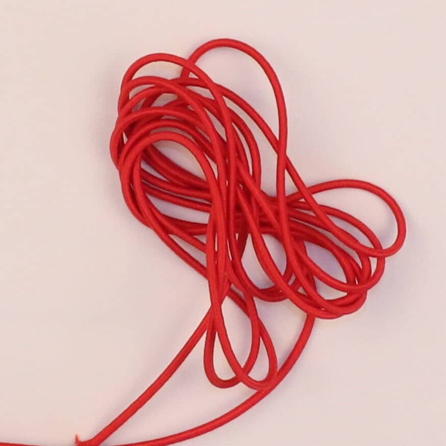 Elastisk anoraksnor/buksesnor 2 mm