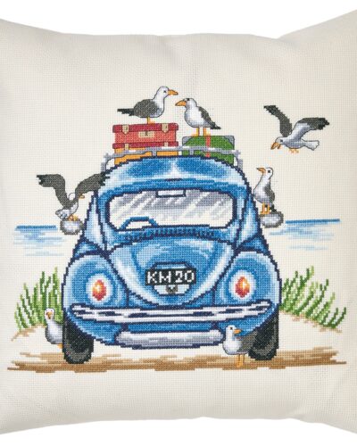 VW og måger - 38x38 cm