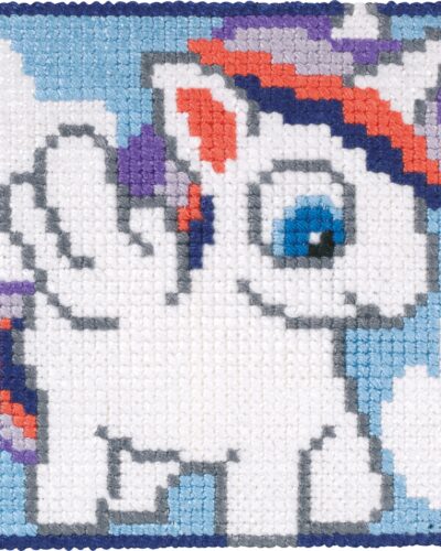 Enhjørning - Kits for kids 25x25 cm