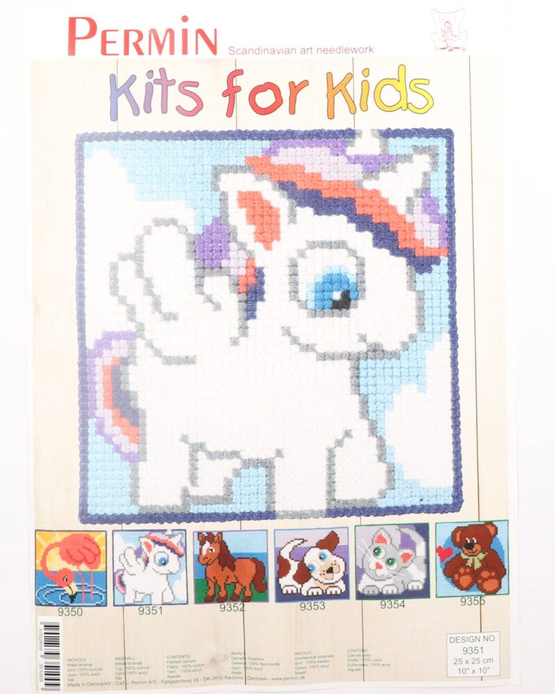 Kits for kids - Enhjørning 25x25 cm -