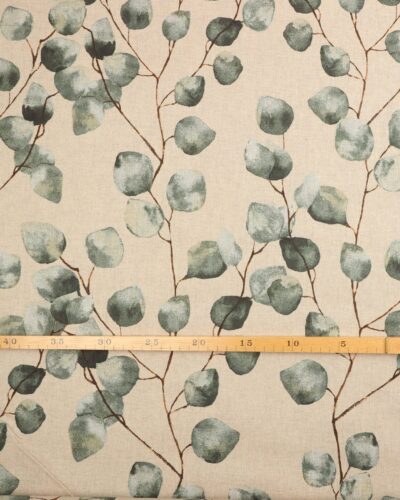 Blade på naturfarvet bund - Boligtekstil 7 Blade på naturfarvet bund - Boligtekstil