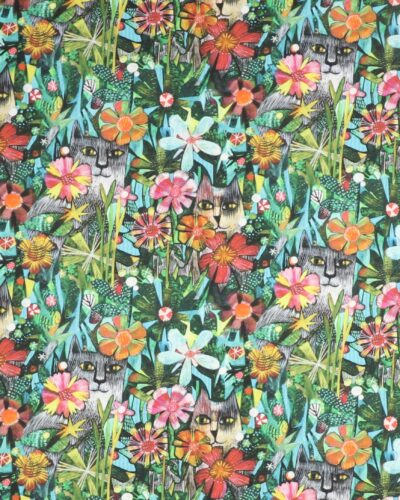Alfie, Kat blandt blomster - Patchwork