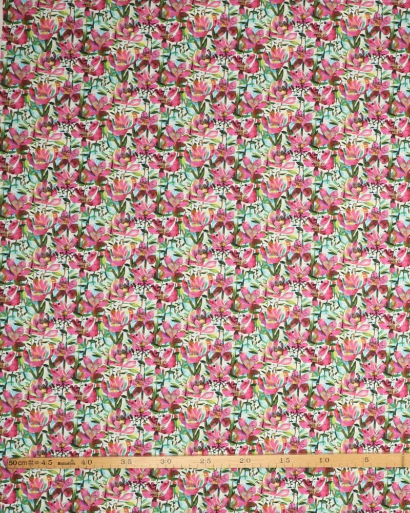 Alfie, Pink blomster- Patchwork