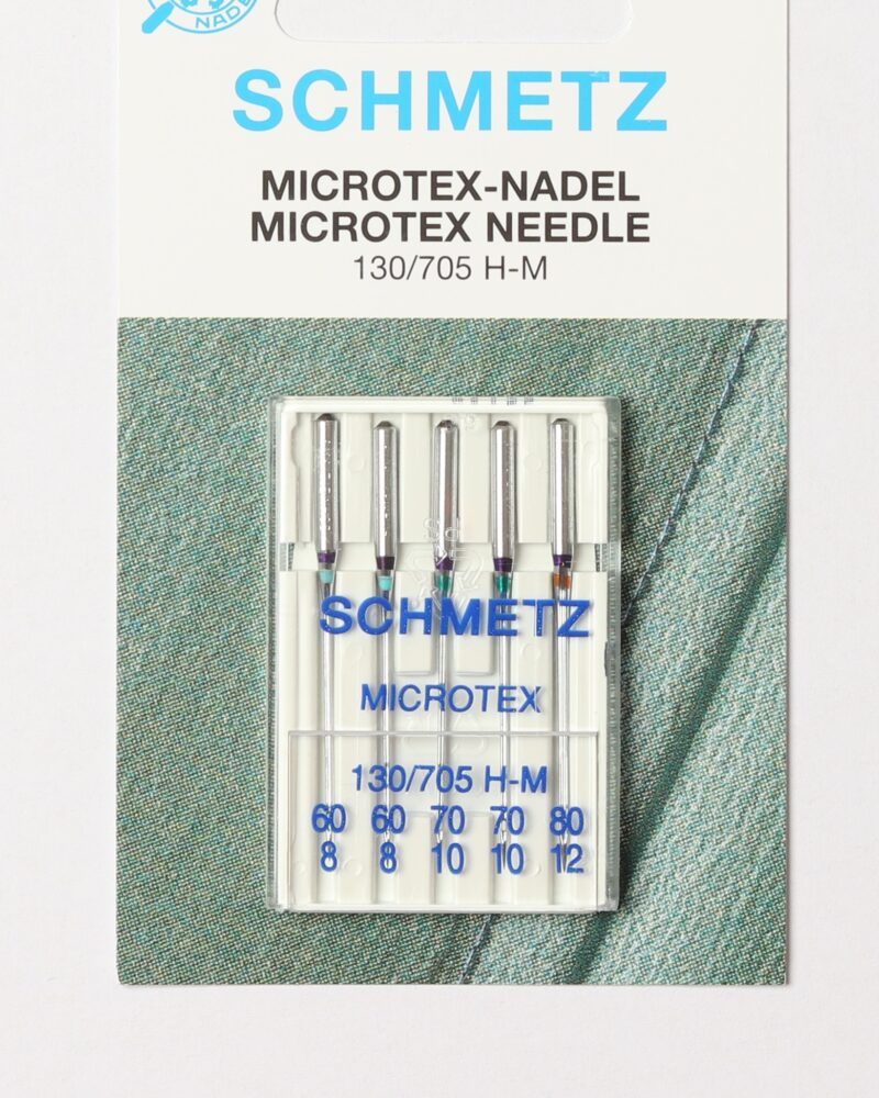 Schmetz Microtex symaskinenåle, ass. str. -