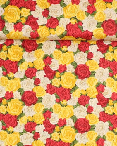 Summer Garden Rose Bouquet 1 - Patchwork