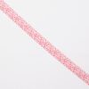 Hvid elastik med pink hjerter - 25 mm -
