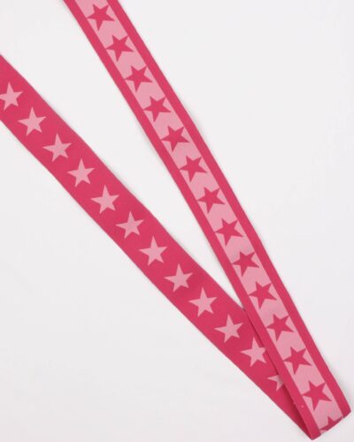Stjerner, Pink/lyserød - 40 mm elastik