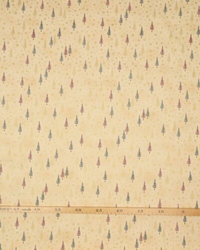 Christmas is near, Mørk creme m. guld - Patchwork 7 Christmas is near, Mørk creme m. guld - Patchwork