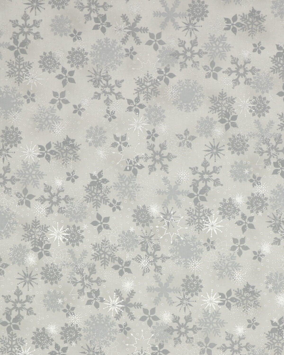Christmas is near, Lysegrå m. sølv - Patchwork - Billede 2