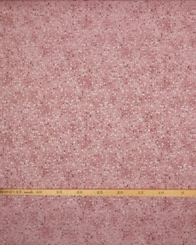 Christmas is near, Gammelrosa m. prikker - Patchwork