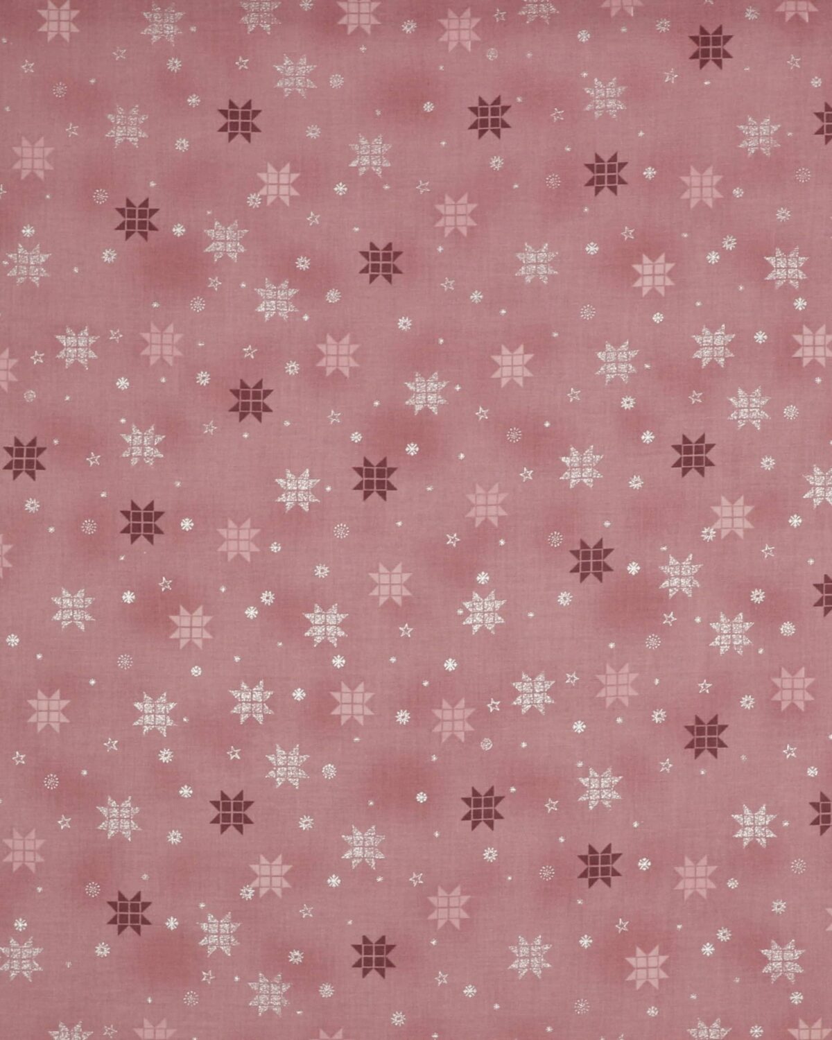 Christmas is near, Gammelrosa m. sølv - Patchwork - Billede 2