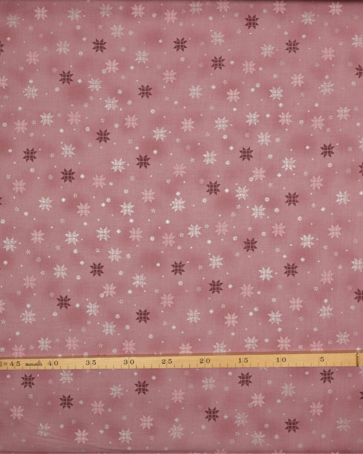 Christmas is near, Gammelrosa m. sølv - Patchwork - Billede 3