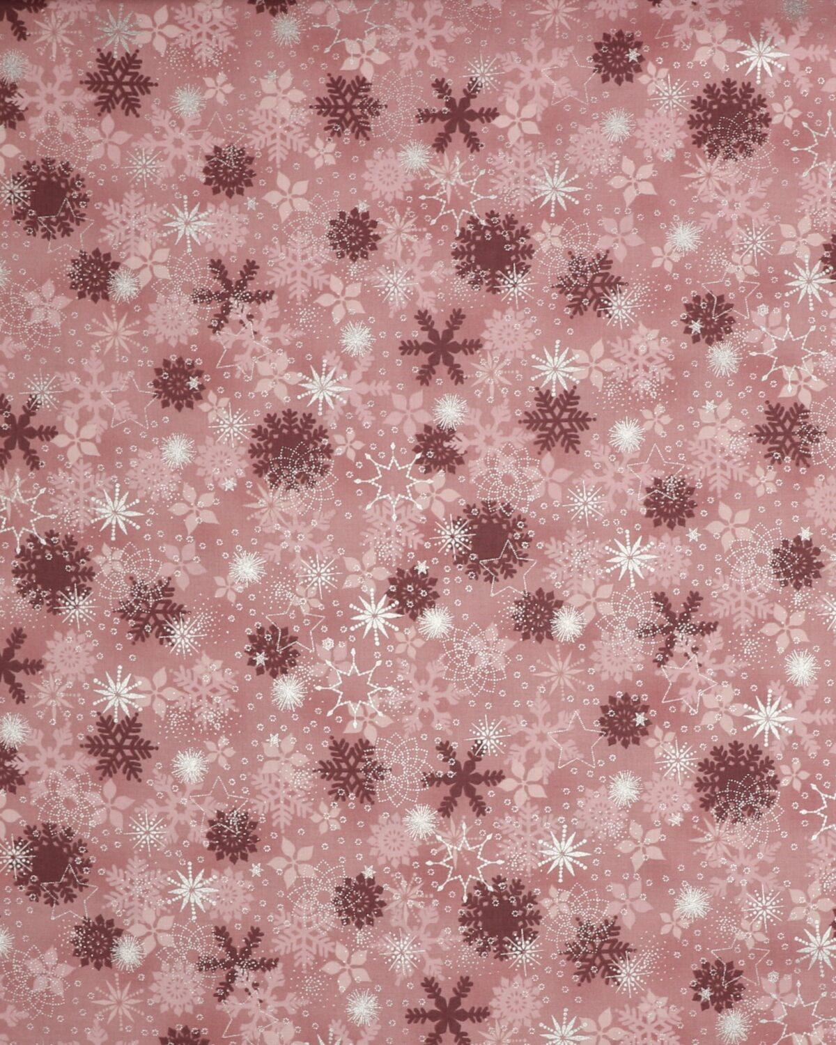 Christmas is near, Gammelrosa m. sølv - Patchwork - Billede 2