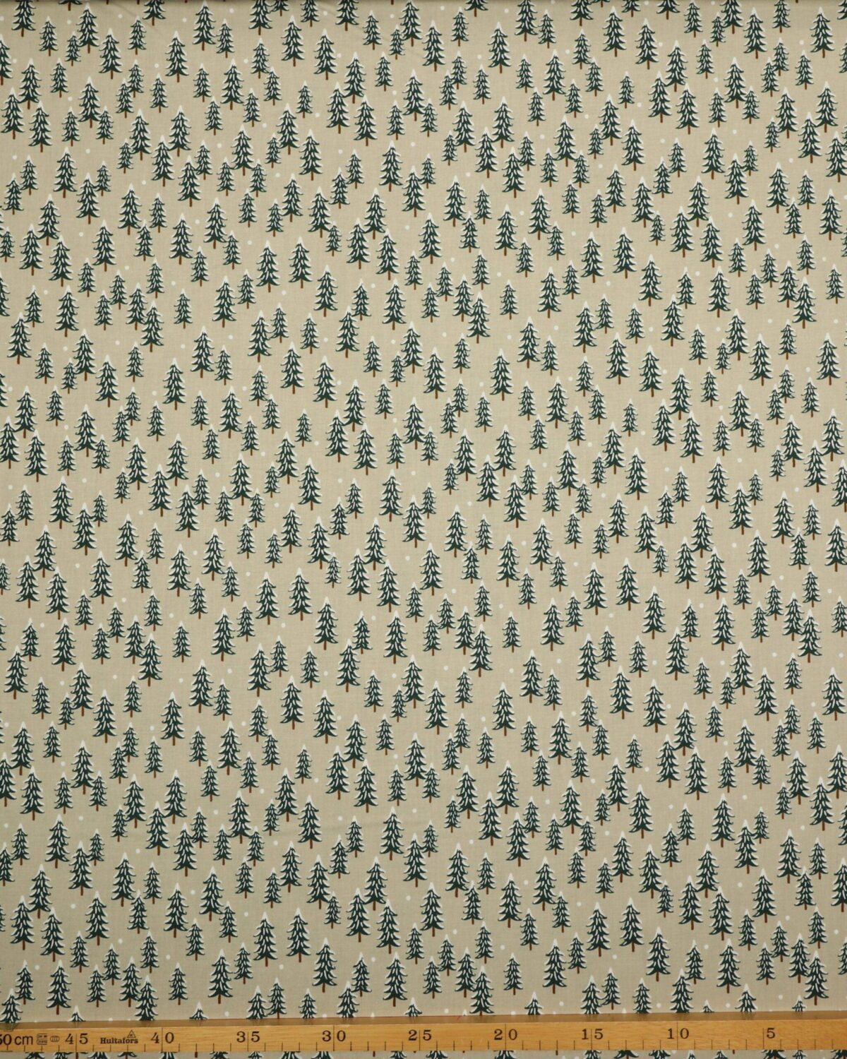 Grantræer på grå bund - Patchwork - Billede 3