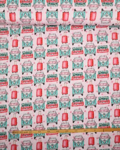 Folkevognsrugbrød på lyserød - Jersey