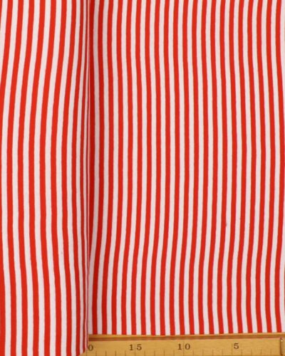 Striber rød/hvid - Rib 7 Striber rød/hvid - Rib