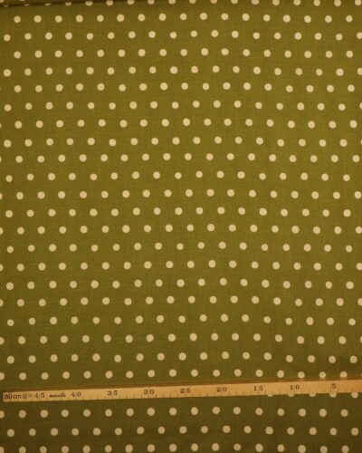 Grøn m. prikker - Patchwork