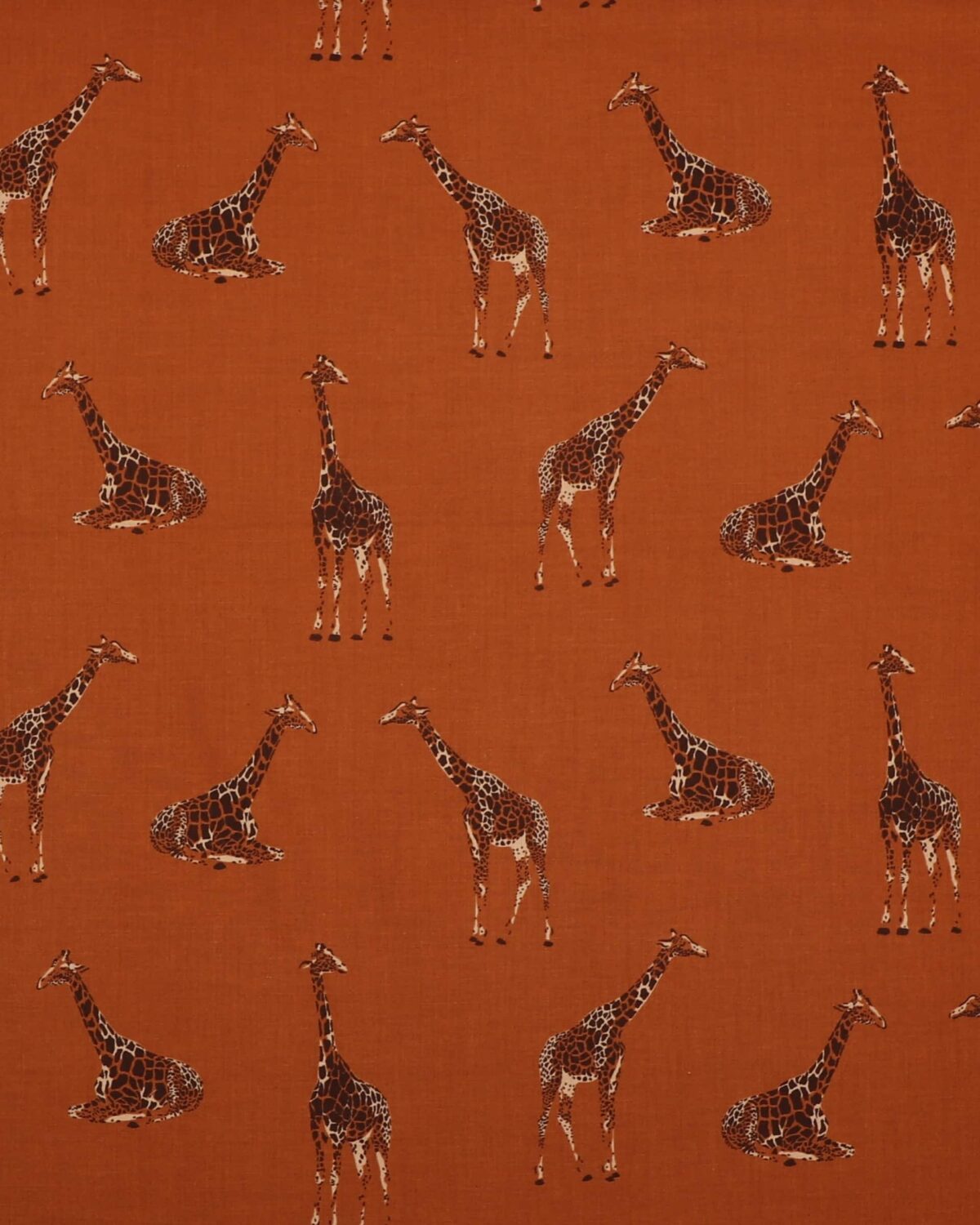 Giraffer på brun bund - Patchwork - Billede 2