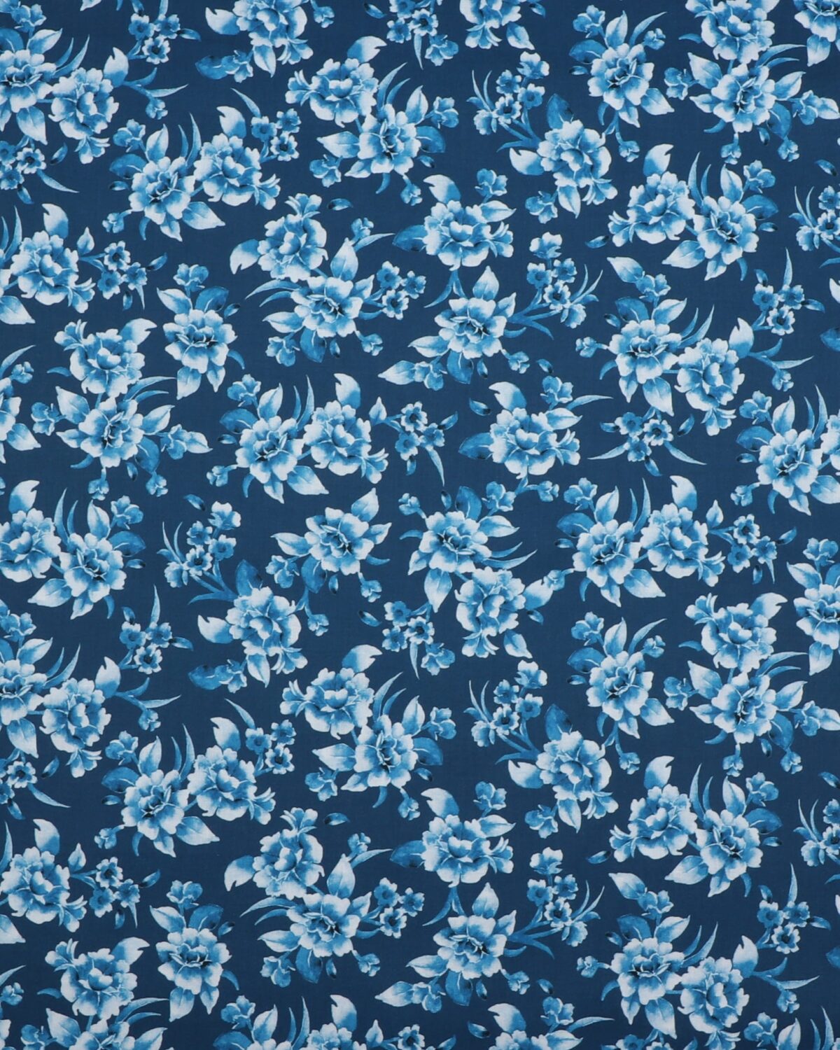 Chinoiserie Garden, hvid/blå blomster - Patchwork - Billede 2