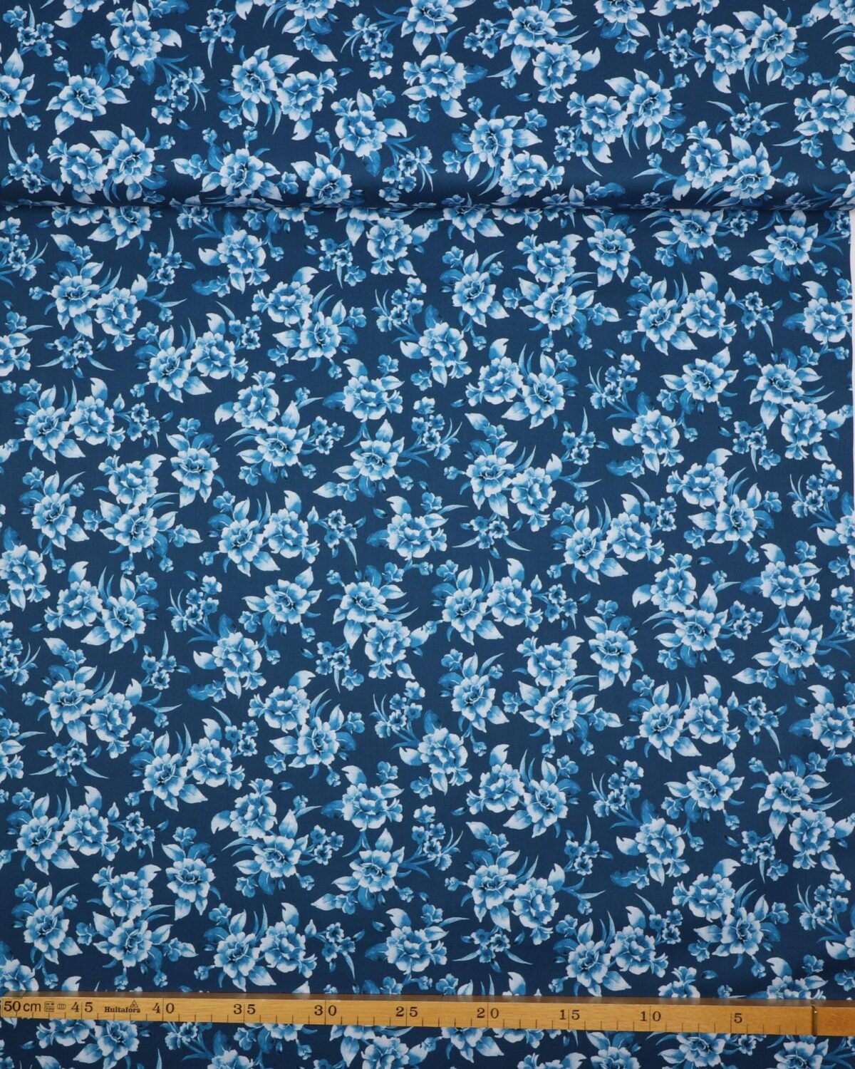 Chinoiserie Garden, hvid/blå blomster - Patchwork - Billede 3