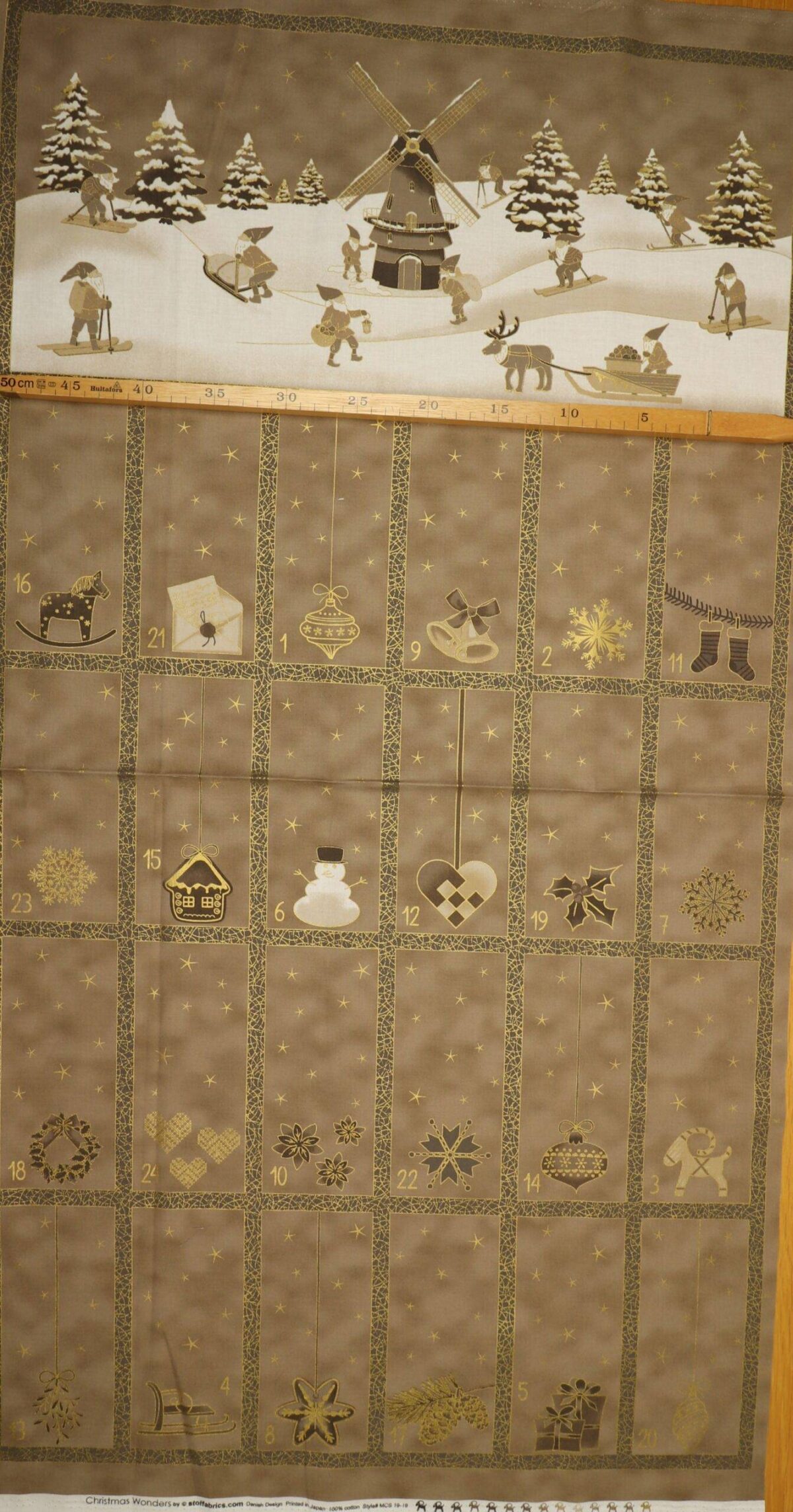 Christmas wonders julekalender - Patchwork rapport - Billede 3