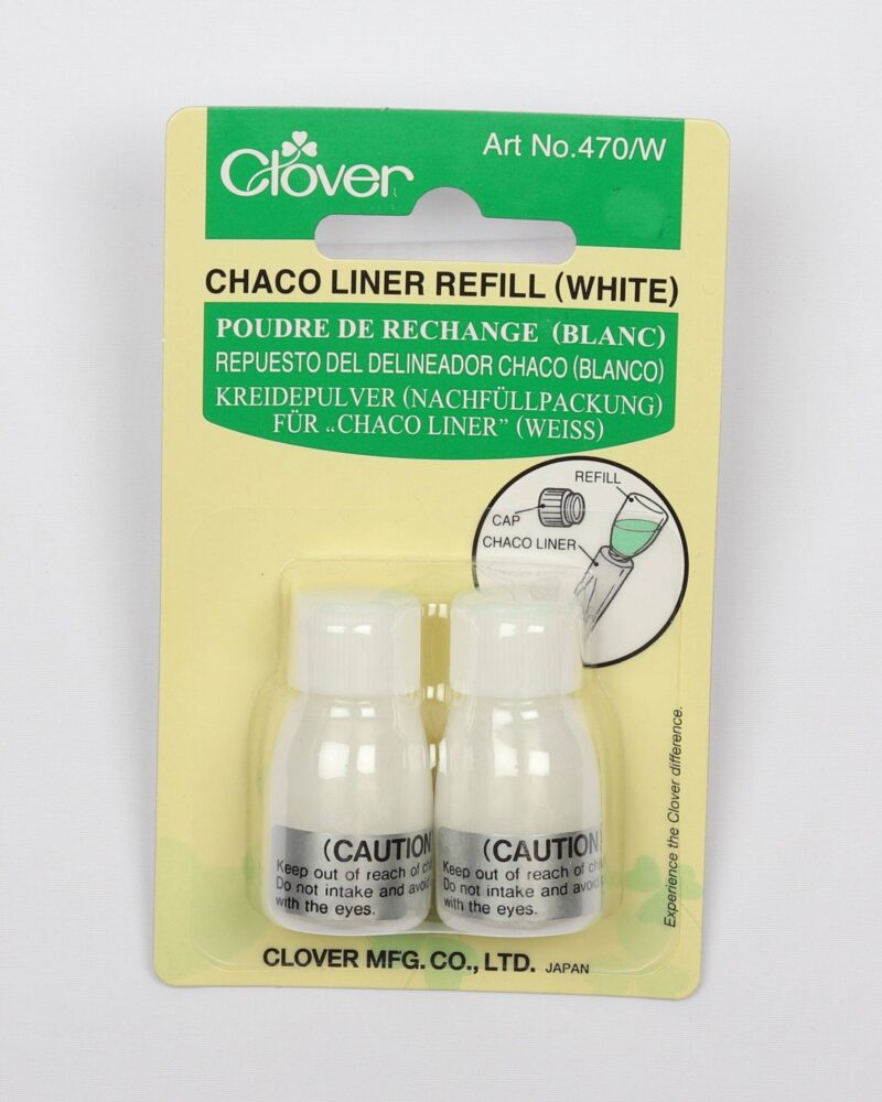 Refil til skrædderkridt (hvid)/Chaco liner fra Clover -