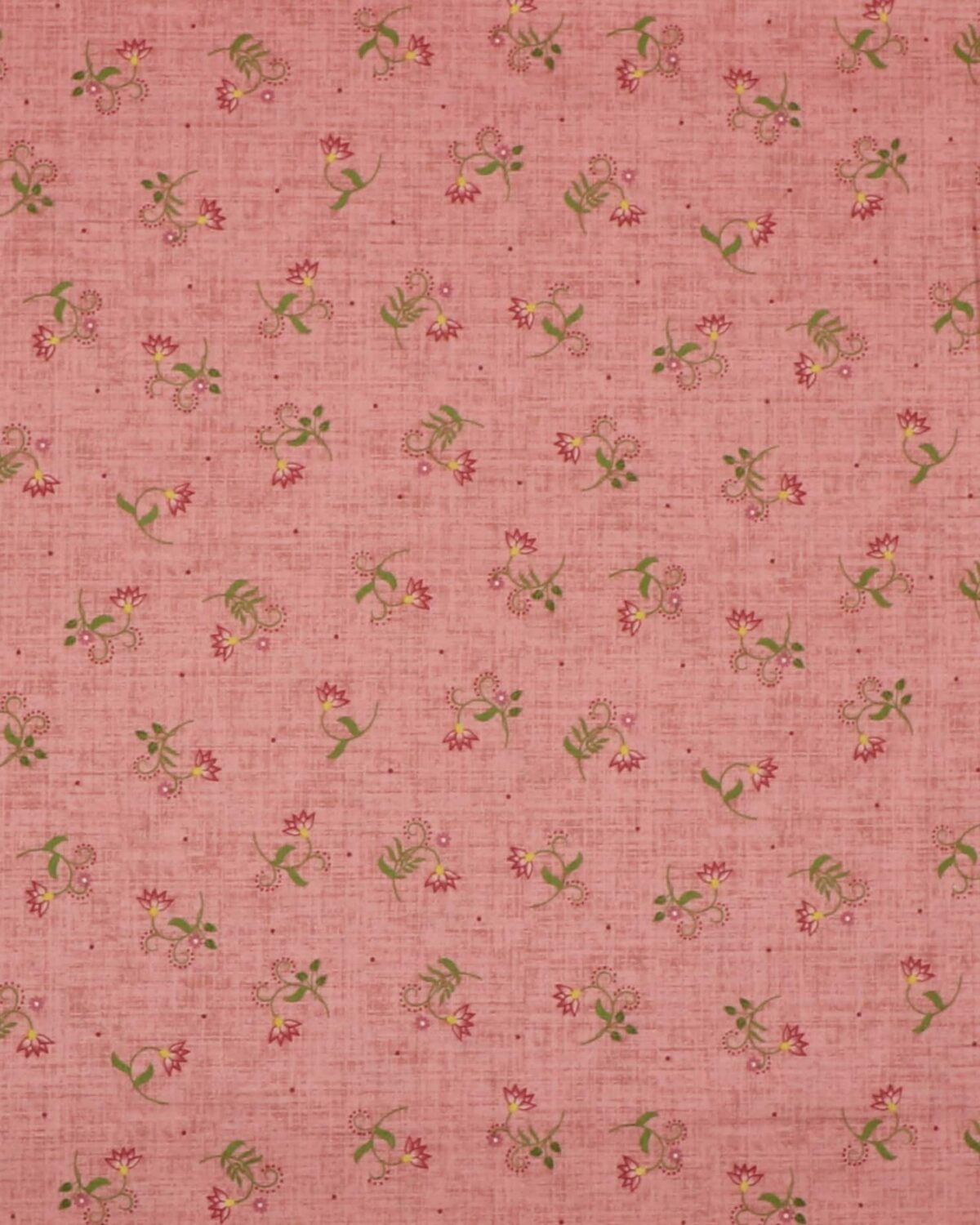 Flower & vine, blomster på rosa - Patchwork - Billede 2