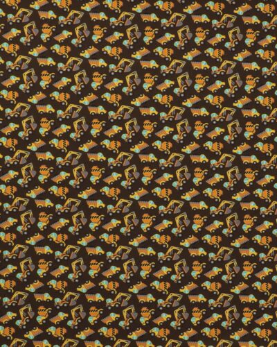 Arbejdsvogne på brun bund - Jersey