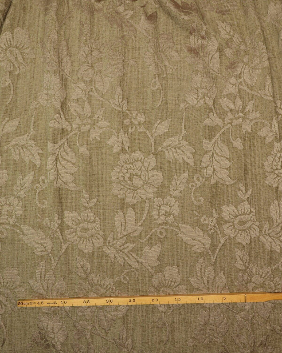 Lys mosgrøn med blomster - Billede 3