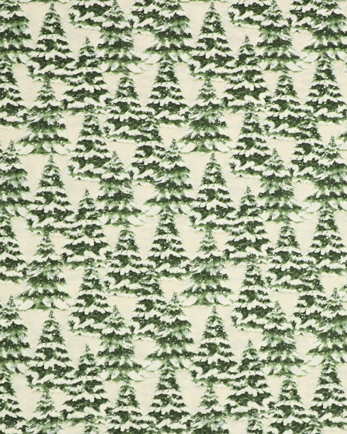 Grønne graner m. sne på - Patchwork - Billede 2