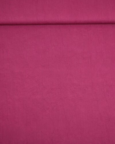 Cerise med let krølleffekt - Bomuld/polyester