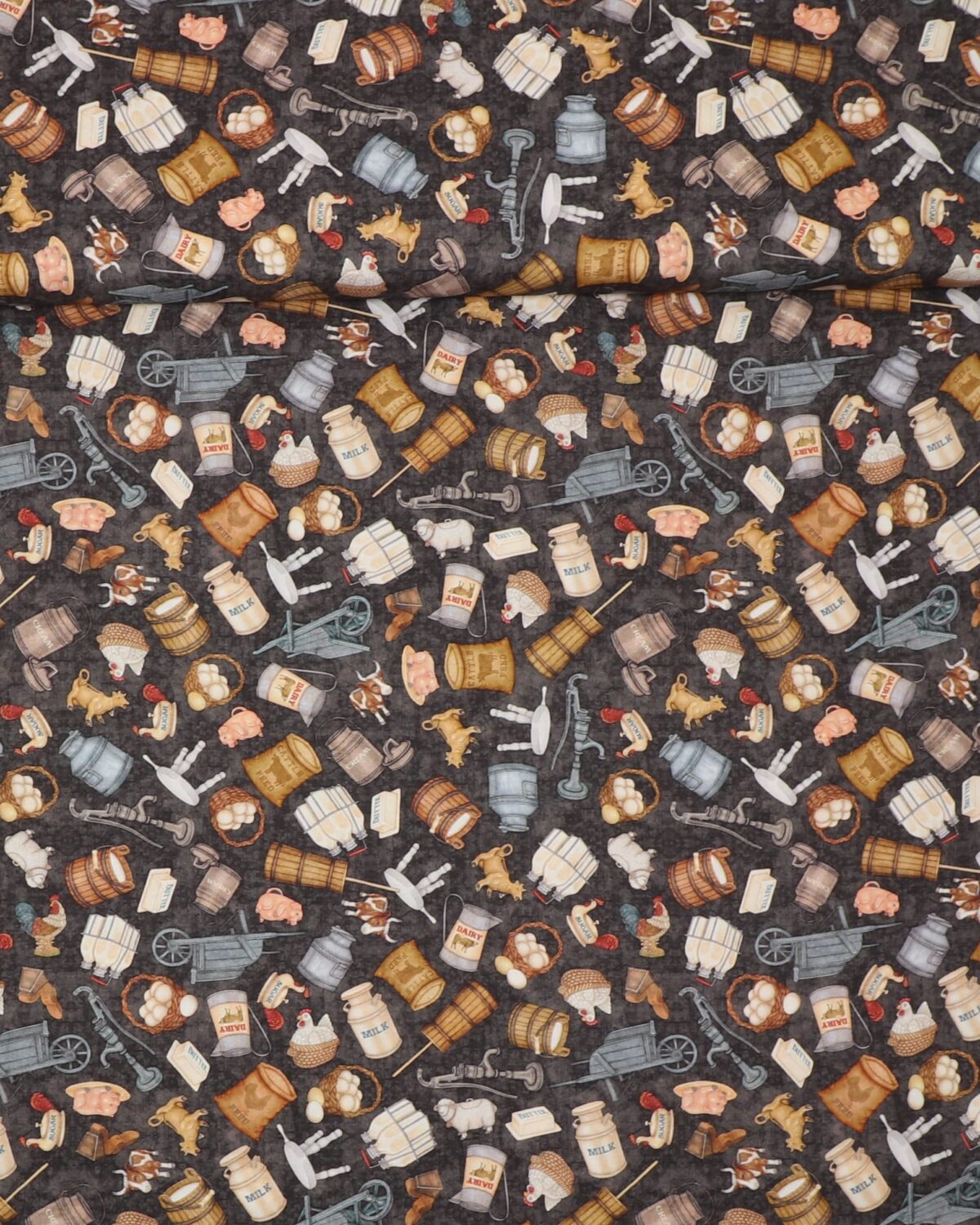Mælkejunger, kurv m. æg mm. - Patchwork
