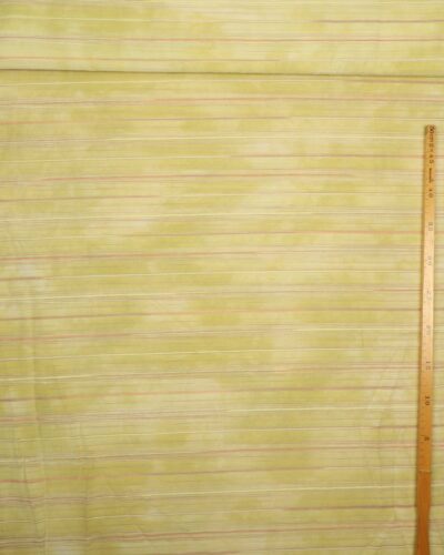 Lys gul m. gul/orange stribe - Viskose/polyester 7 Lys gul m. gul/orange stribe - Viskose/polyester