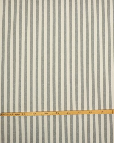 Grå/offwhite striber, 10 mm - Boligtekstil (bæredygtigt) 7 Grå/offwhite striber, 10 mm - Boligtekstil (bæredygtigt)