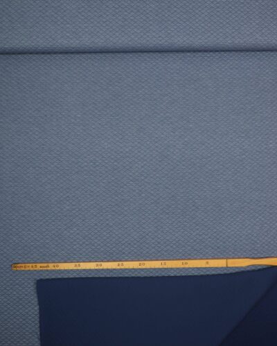 Denimblå - Tyndt vatteret stof