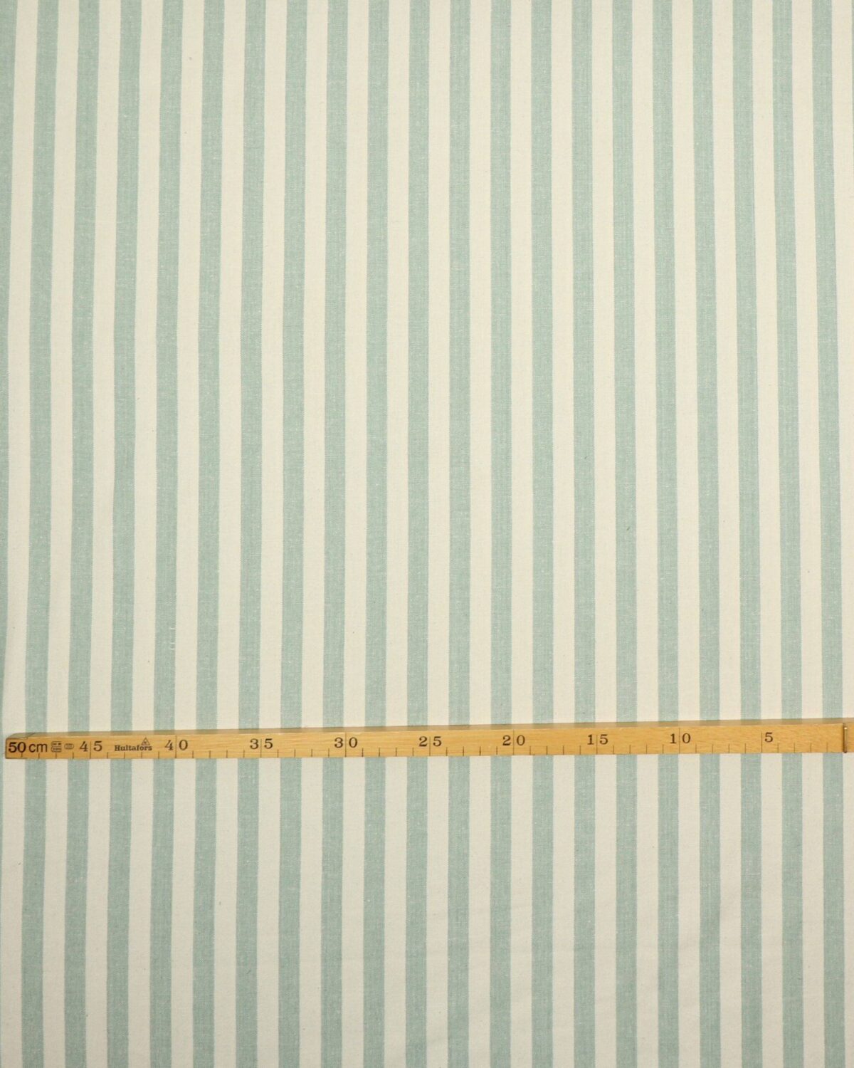 Mint/offwhite striber, 10 mm - Boligtekstil (bæredygtigt) - Billede 3