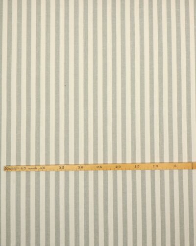 Lys grå/offwhite striber, 10 mm - Boligtekstil (bæredygtigt)