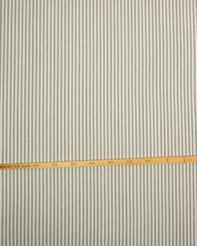 Grå/offwhite striber, 5 mm - Boligtekstil (bæredygtigt)