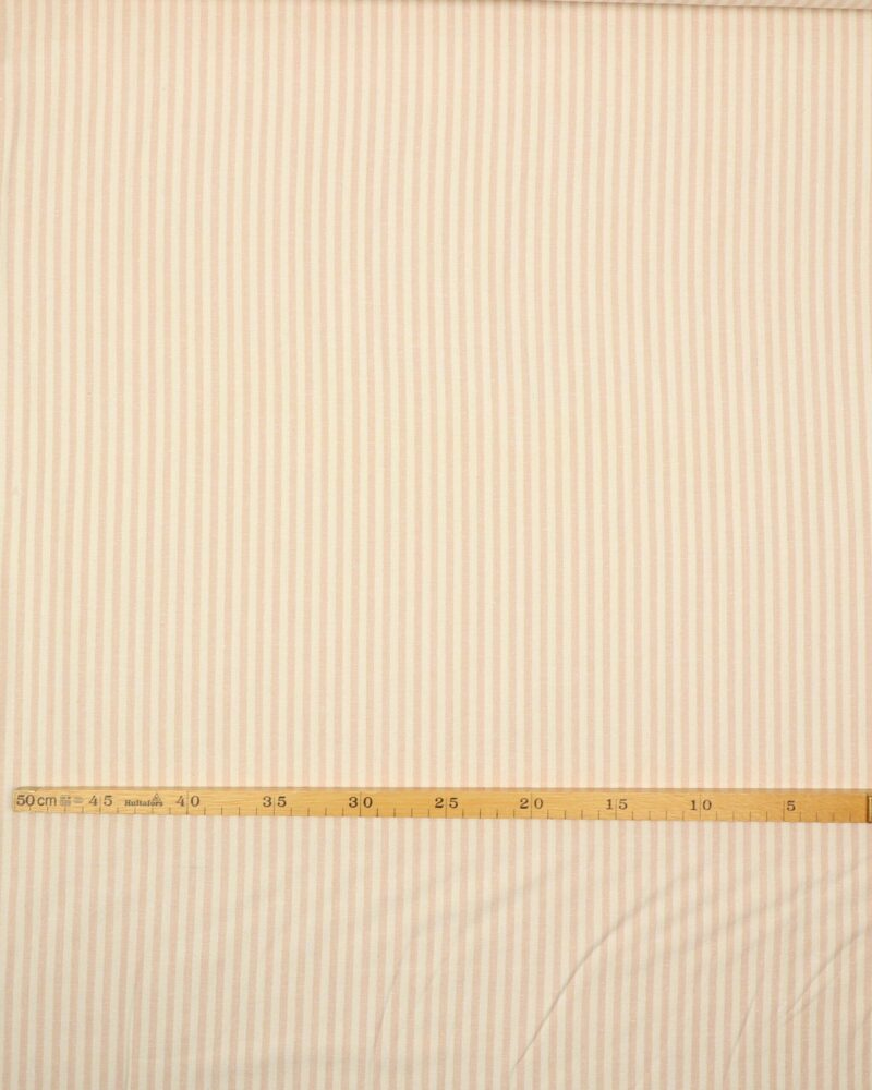 Lyserød/offwhite striber, 5 mm - Boligtekstil (bæredygtigt) - Info mangler