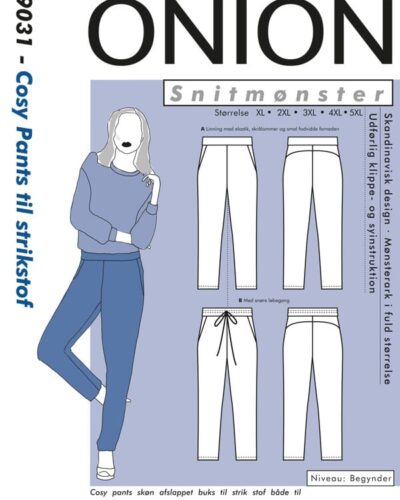 Cosy Pants til strikstof str. XL–5 XL – Onion 9031