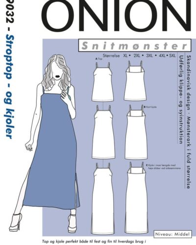 Stroptop - og kjoler str. XL–5 XL – Onion 9032