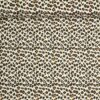 Gepard prikker på hvid - Twill m. stræk - Info mangler
