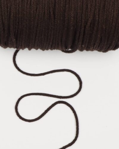 Mørkebrun 4,5 mm - Bomuld