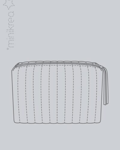 Quiltet Toilettaske – Minikrea 115