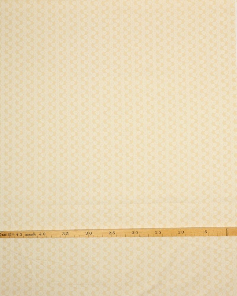 Kubemønster på stribe i lyse brune nuancer - Patchwork - Ukendt