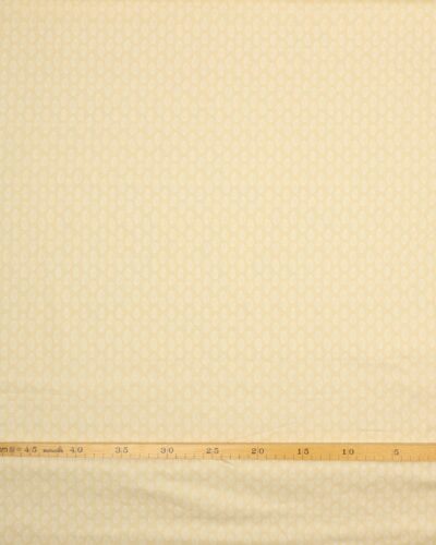 Offwhite ovalt mønster på mørke creme - Patchwork