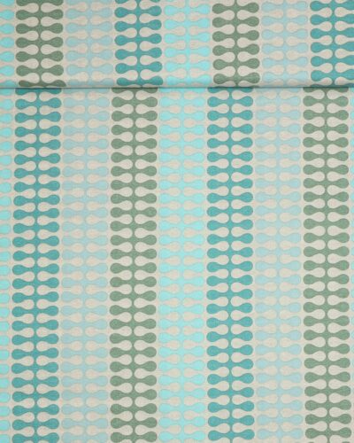 Lysegrå med organisk mønster - Patchwork