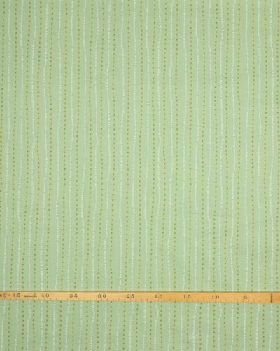 Grøn med hvid og limegrøn - Patchwork