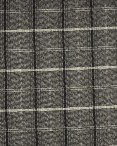 Alternative view of Grå m. dueblå og hvid - Møbelstof