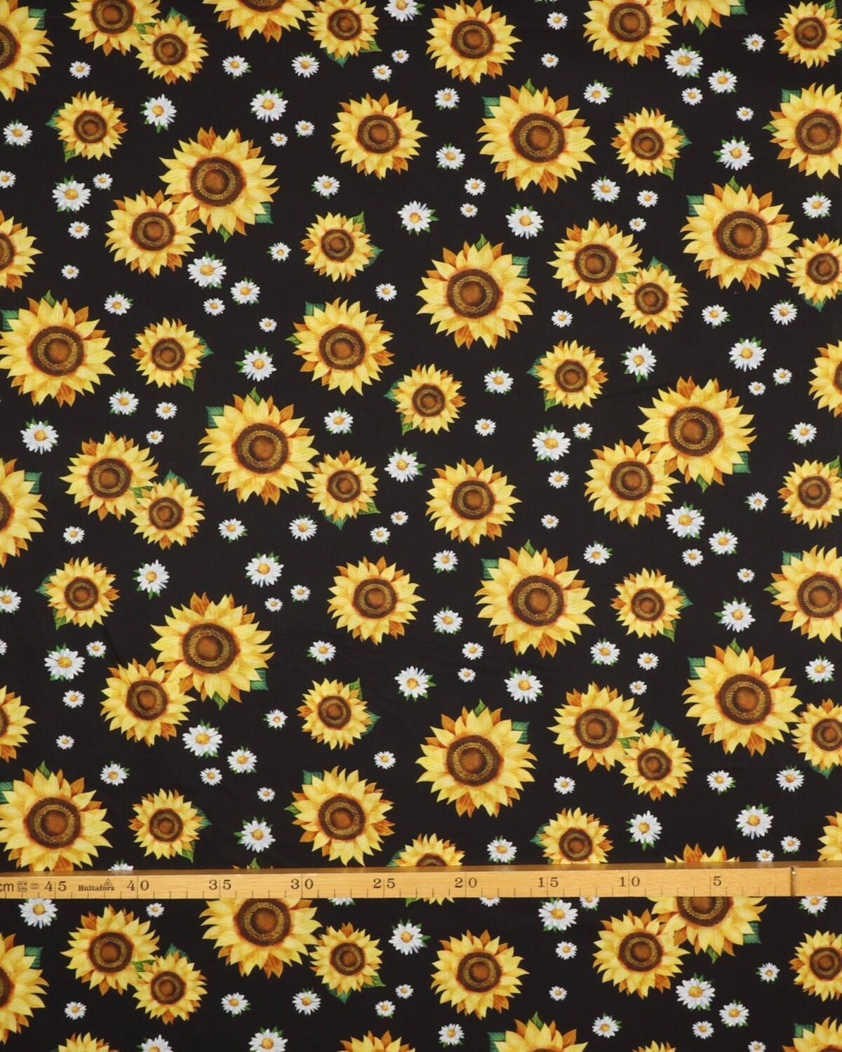 Solsikker på sort - Patchwork - Billede 3